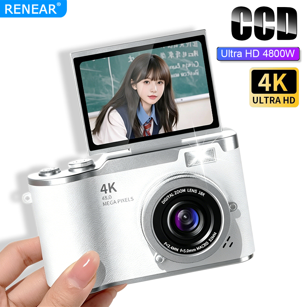 Kids Education News - Przenośna cyfrowa kamera 4K CCD HD