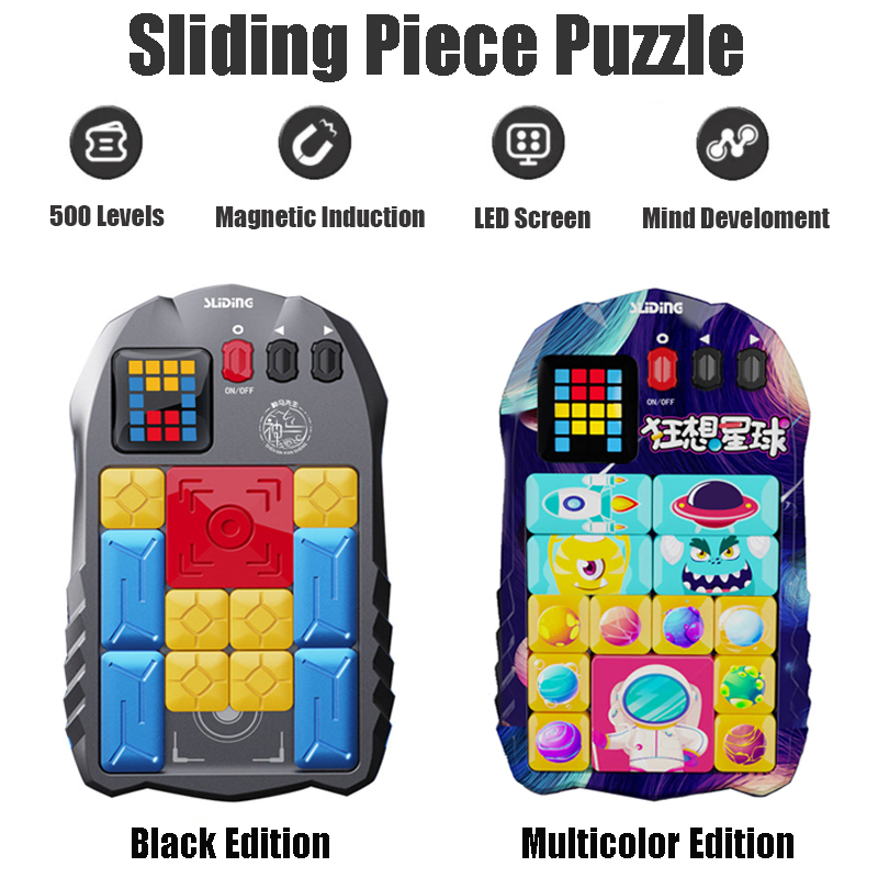 Kids Education Questions - Super Huarong Road przesuwne kawałek Puzzle
