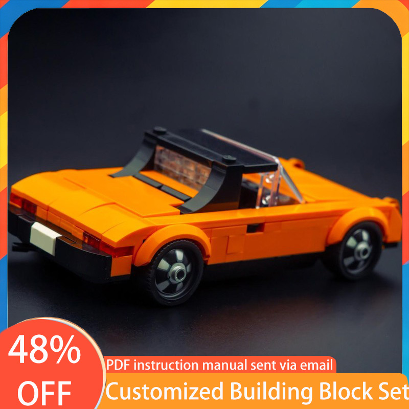 Kids Education Design - 262 Elementy Speed Hypercar 914 MOC