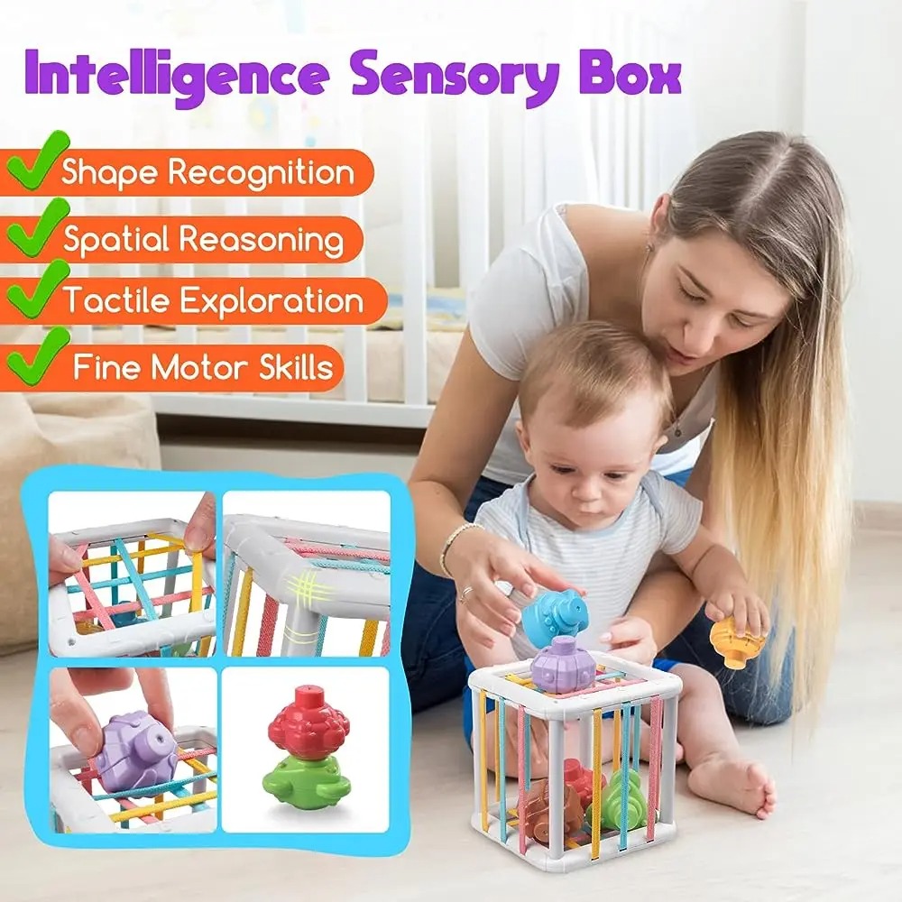 Kolorowa kostka Montessori do  – Kids Educational Device recenzja i cena