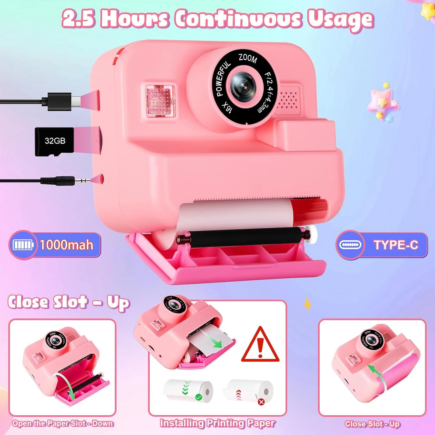 Nowość Instant Print Camera Wi – Kids Education News recenzja i cena