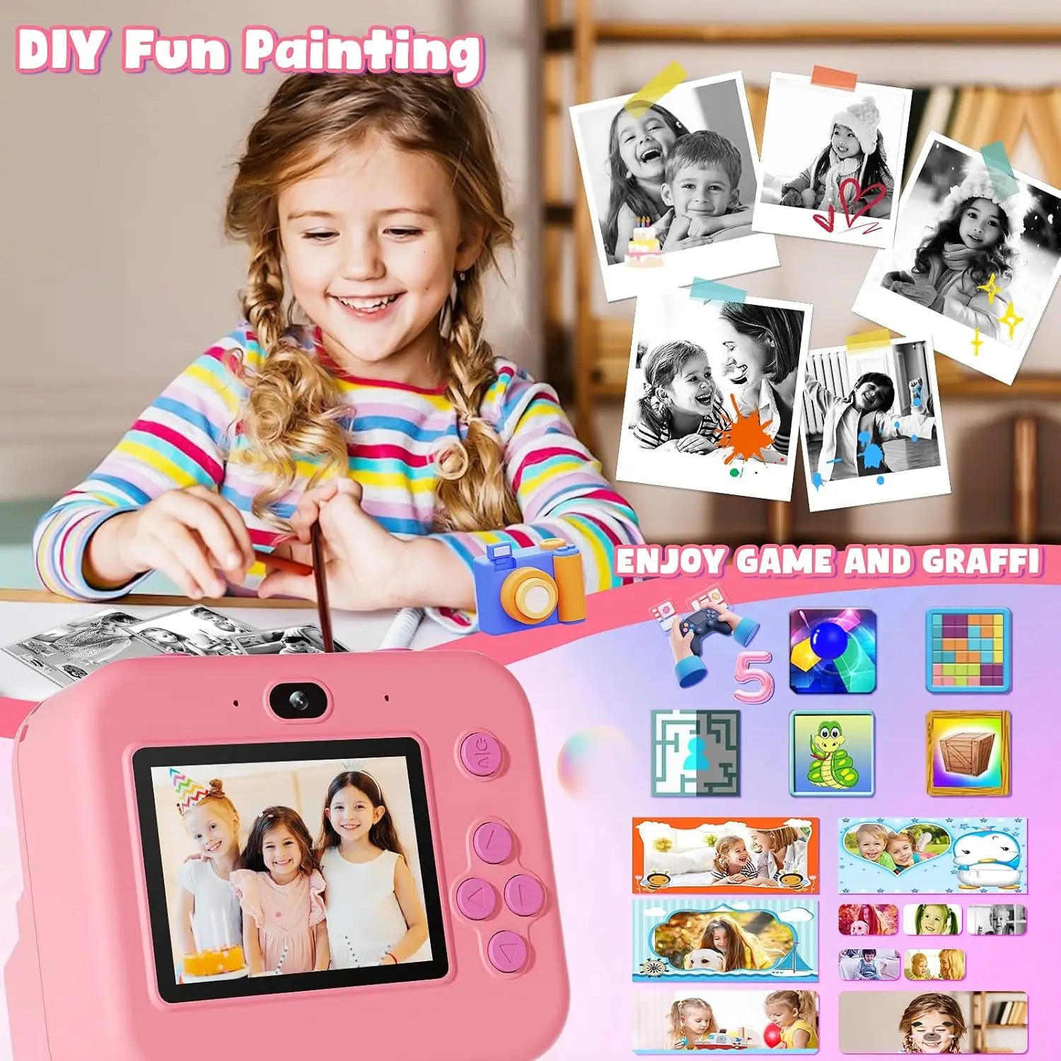 Nowość Instant Print Camera Wi – Kids Education News recenzja i cena
