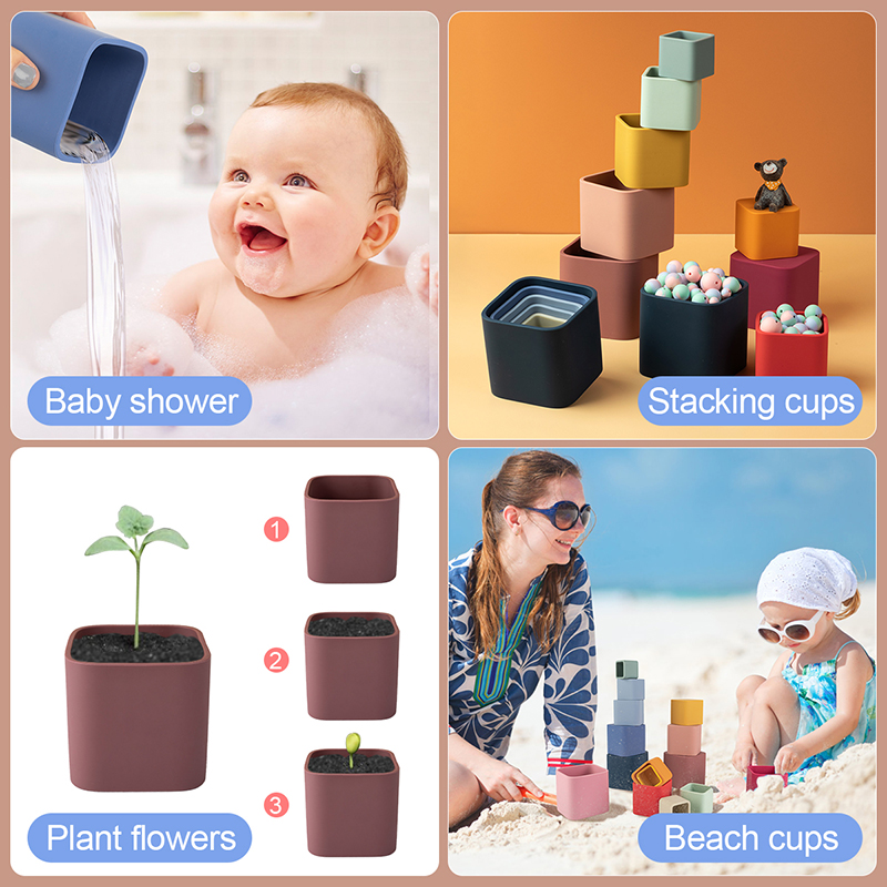 1 zestaw Silikonowe Kubeczki d – Kids Educational Device recenzja i cena